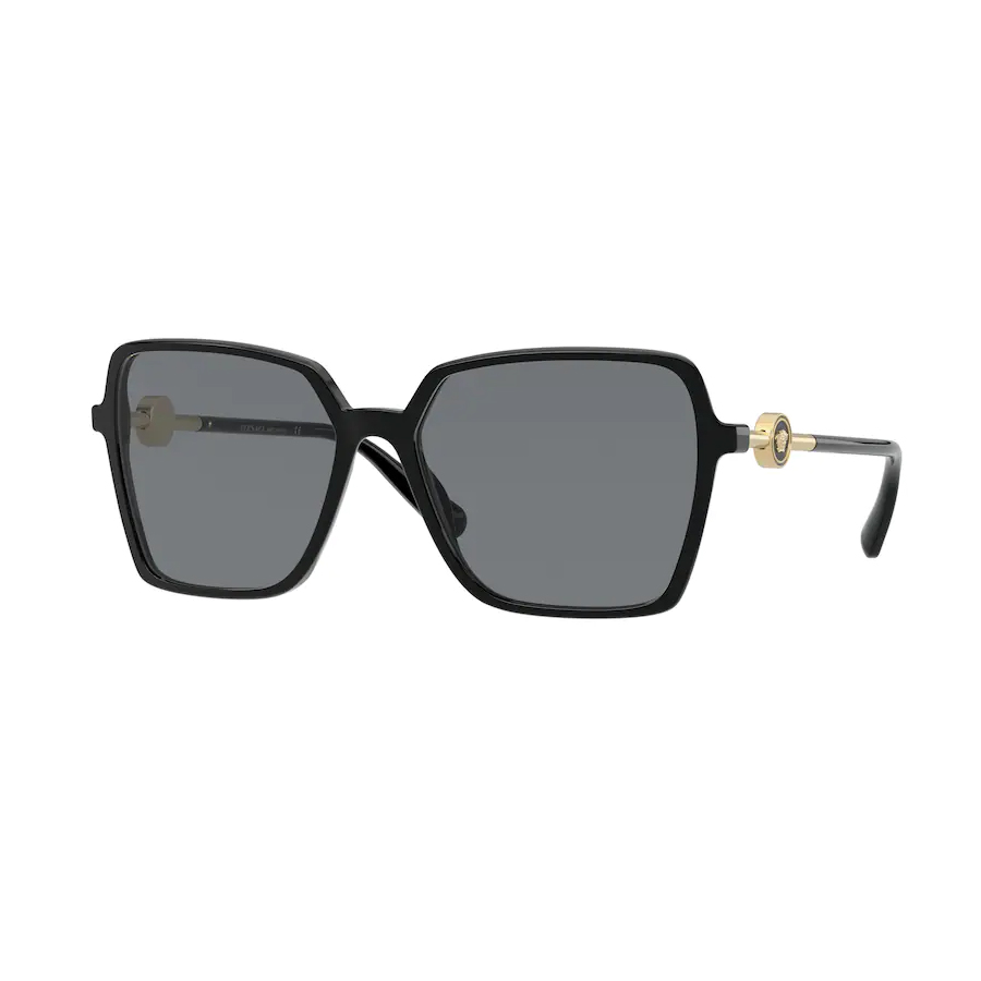 Lunettes de soleil carrées - Femmes - Noir