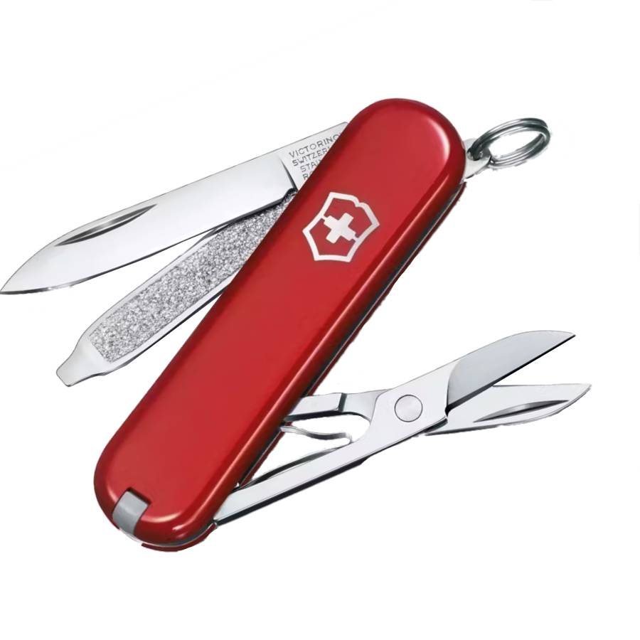 Classic SD 58 mm Swiss Army Knife Style Icon - Red