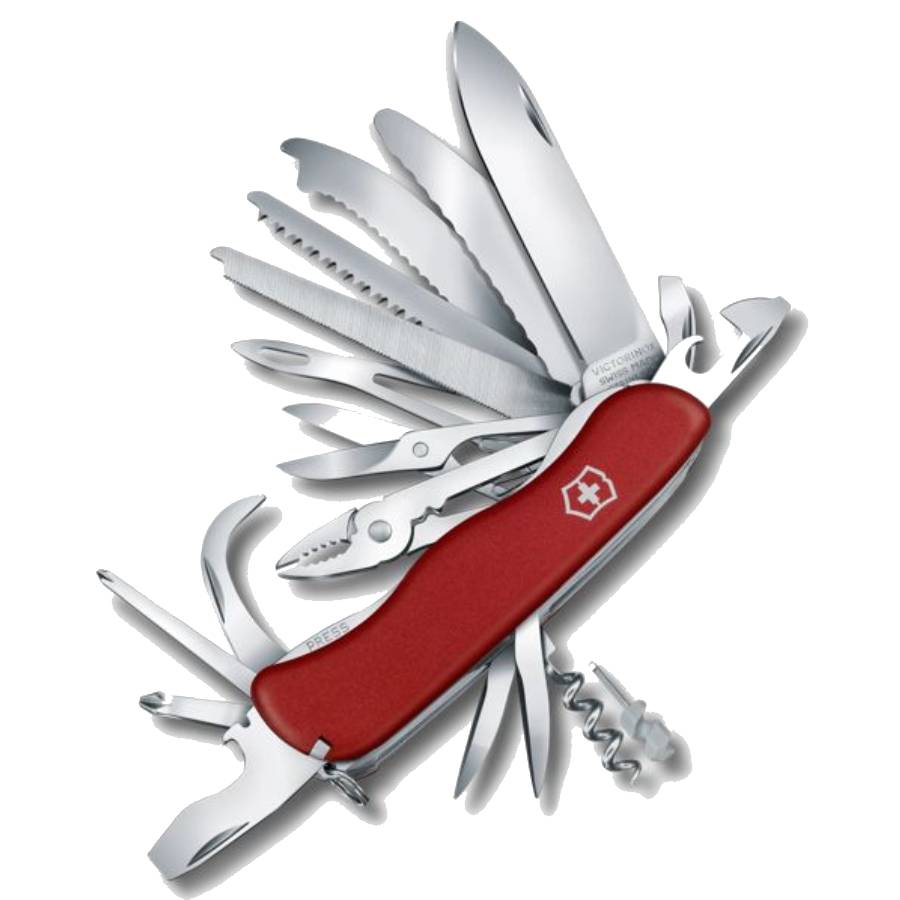 Workchamp Pocket Knife - Red - 111 mm