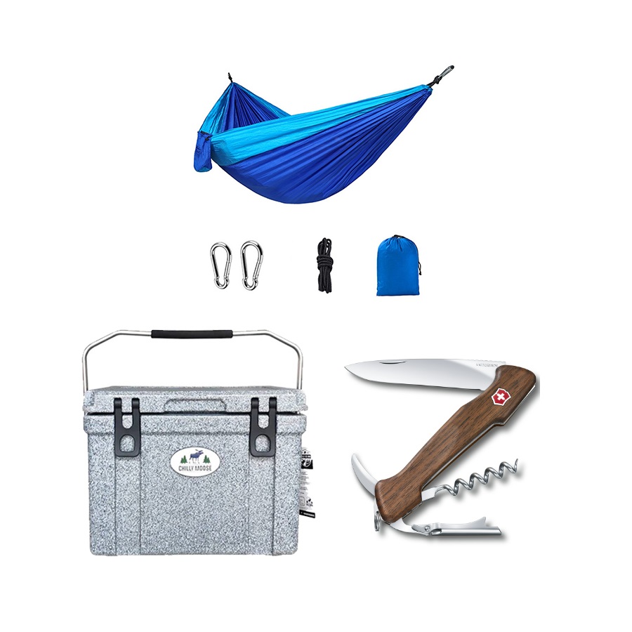 Wine Master Pocket Knife with 25L Cooler/Ice Box and Hammock