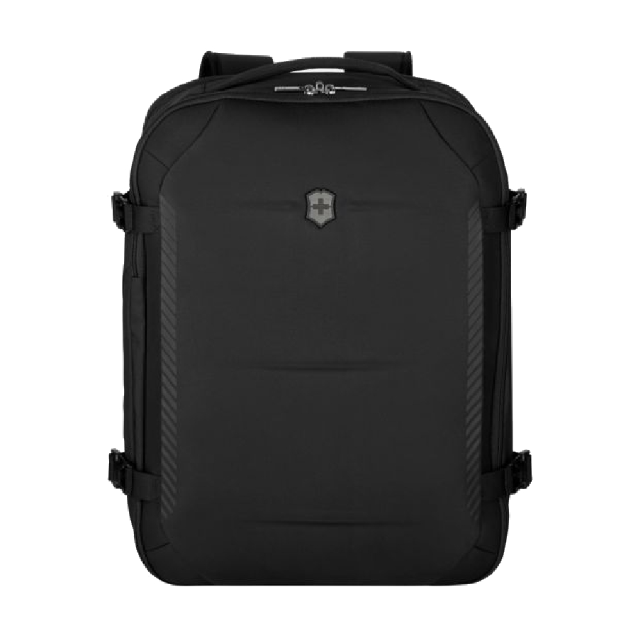 Crosslight Boarding Bag Expandable Backpack With 15.6" Laptop Compartment - Black