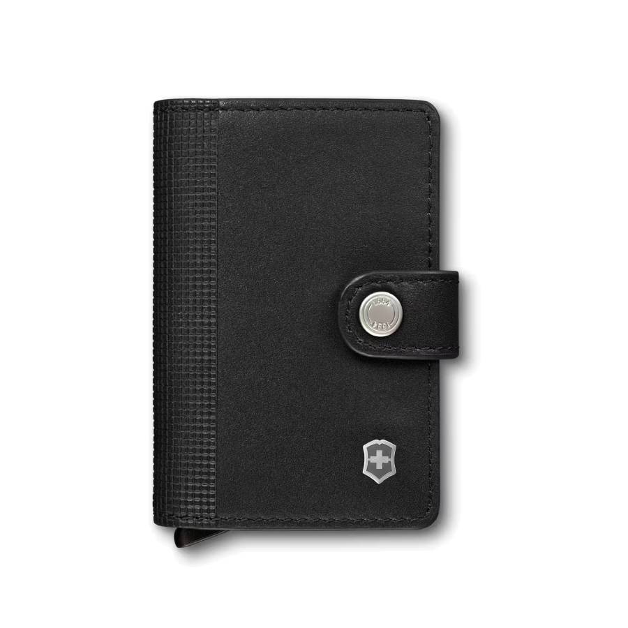 Altius Secrid Leather Card Wallet - Black
