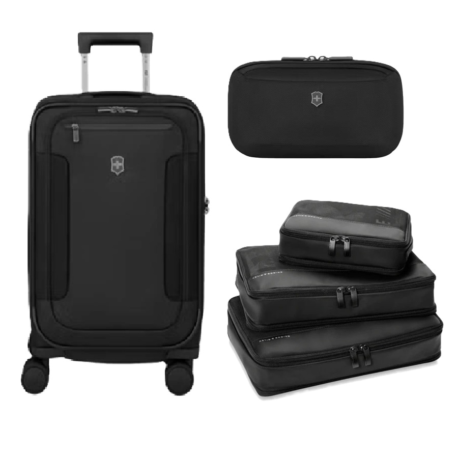 Werks 7.0 Frequent Flyer Carry-On, Toiletry Bag, and Packing Cube Set 