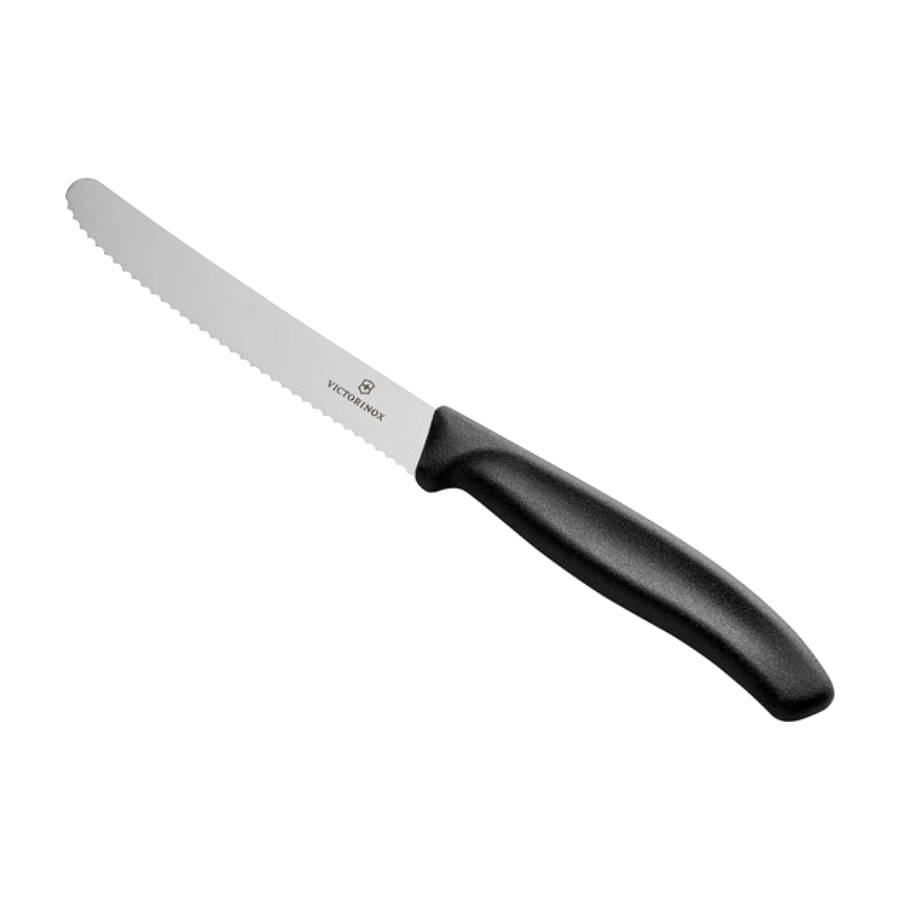 Classic Serrated Utility Knife - Black - 4.5"