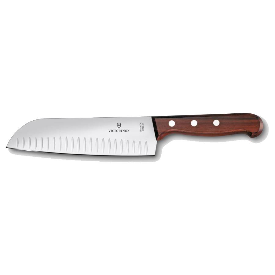 Wood Santoku Knife - 7 inch