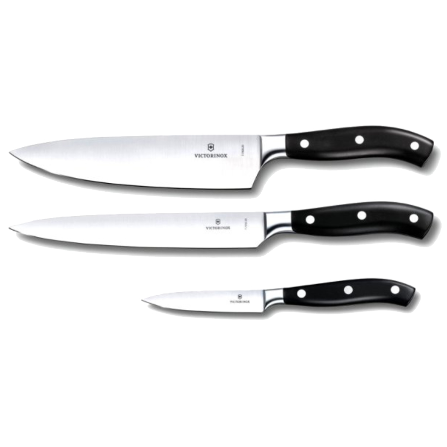 Ensemble de couteaux de chef Grand Maître avec coffret cadeau - 3 pièces