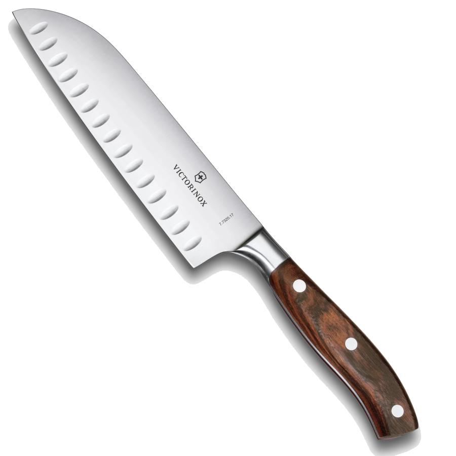 Grand Maître Fluted Santoku Knife with Gift Box - 17cm