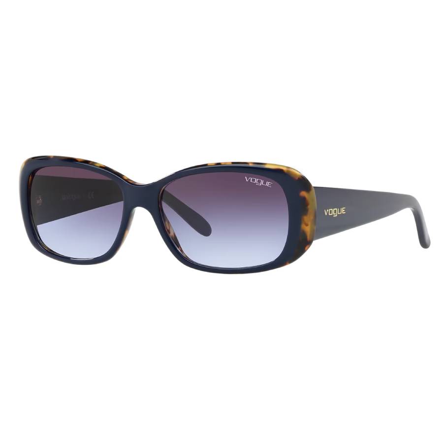 Rectangle Sunglasses - Women - Top Blue / Tortoise