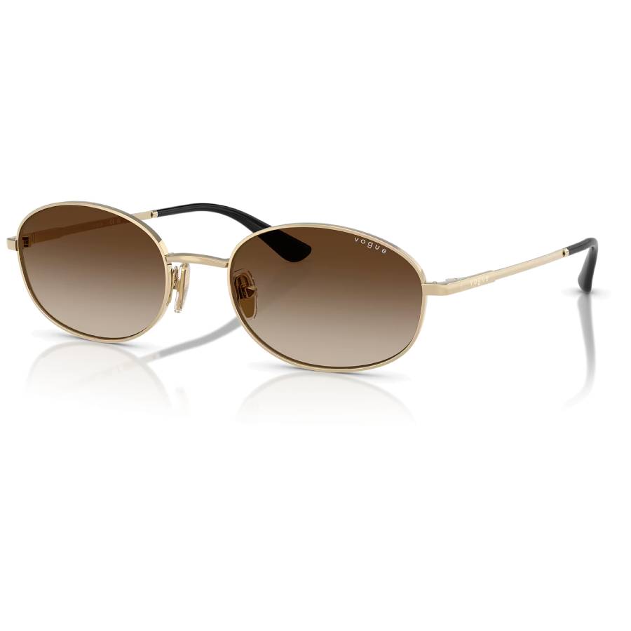 Oval Sunglasses - Women - Black