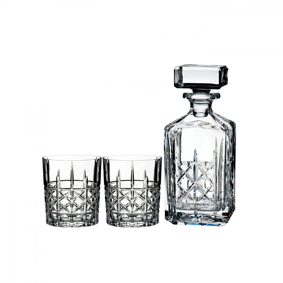 Paire de Double Old Fashioned avec carafe Marquis Brady