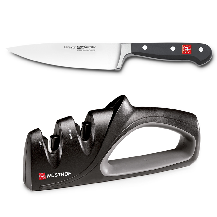 Cook's Knife and Sharpener Set