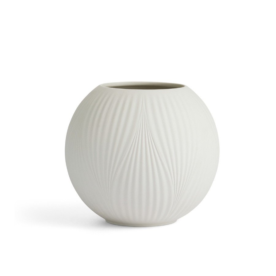 Jasper Folia Rose Bowl Warm - White