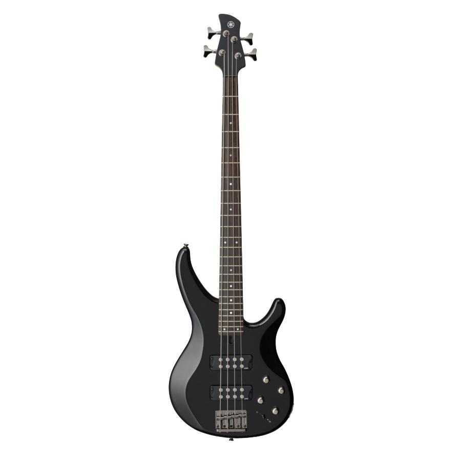 4-String Mahogany Electric Bass - Black