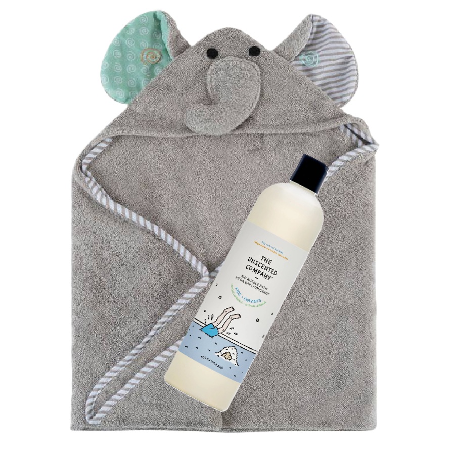 Children's Bubble Bath and Towel Set